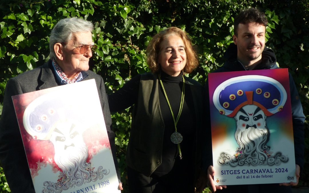 El Carnaval de Sitges 2024 presenta el cartell de la festa, obra d’Edgar Comas